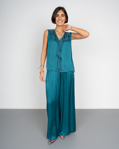PANTALONE CLIO PETROLIO