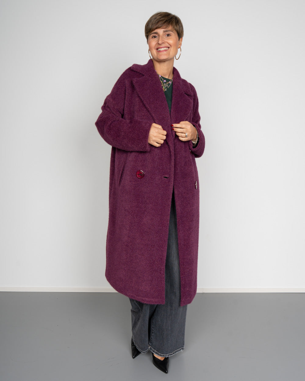 CAPPOTTO SVEVA BORDEAUX