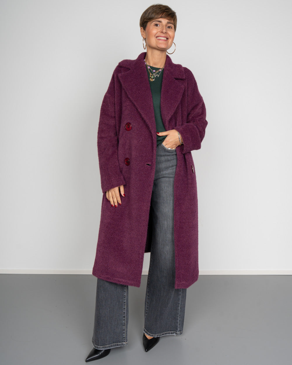 CAPPOTTO SVEVA BORDEAUX