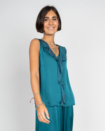 BLUSA CAROL PETROLIO