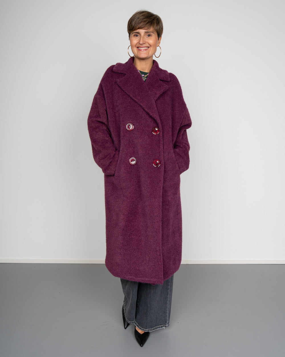 CAPPOTTO SVEVA BORDEAUX