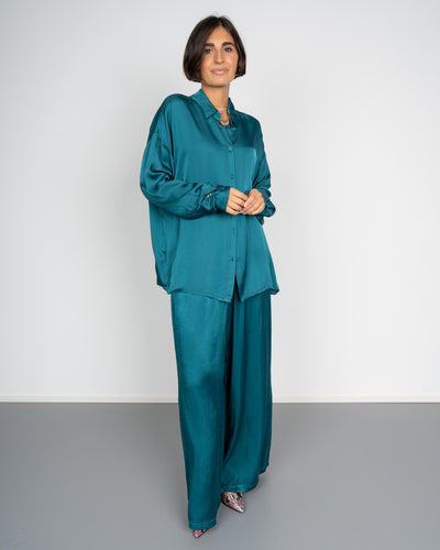 CAMICIA CLOE PETROLIO