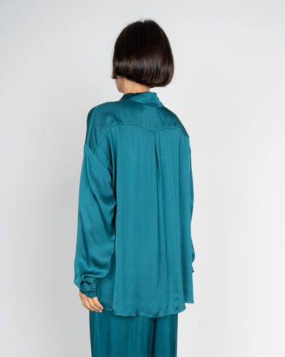 CAMICIA CLOE PETROLIO