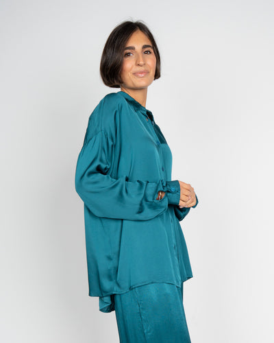 CAMICIA CLOE PETROLIO