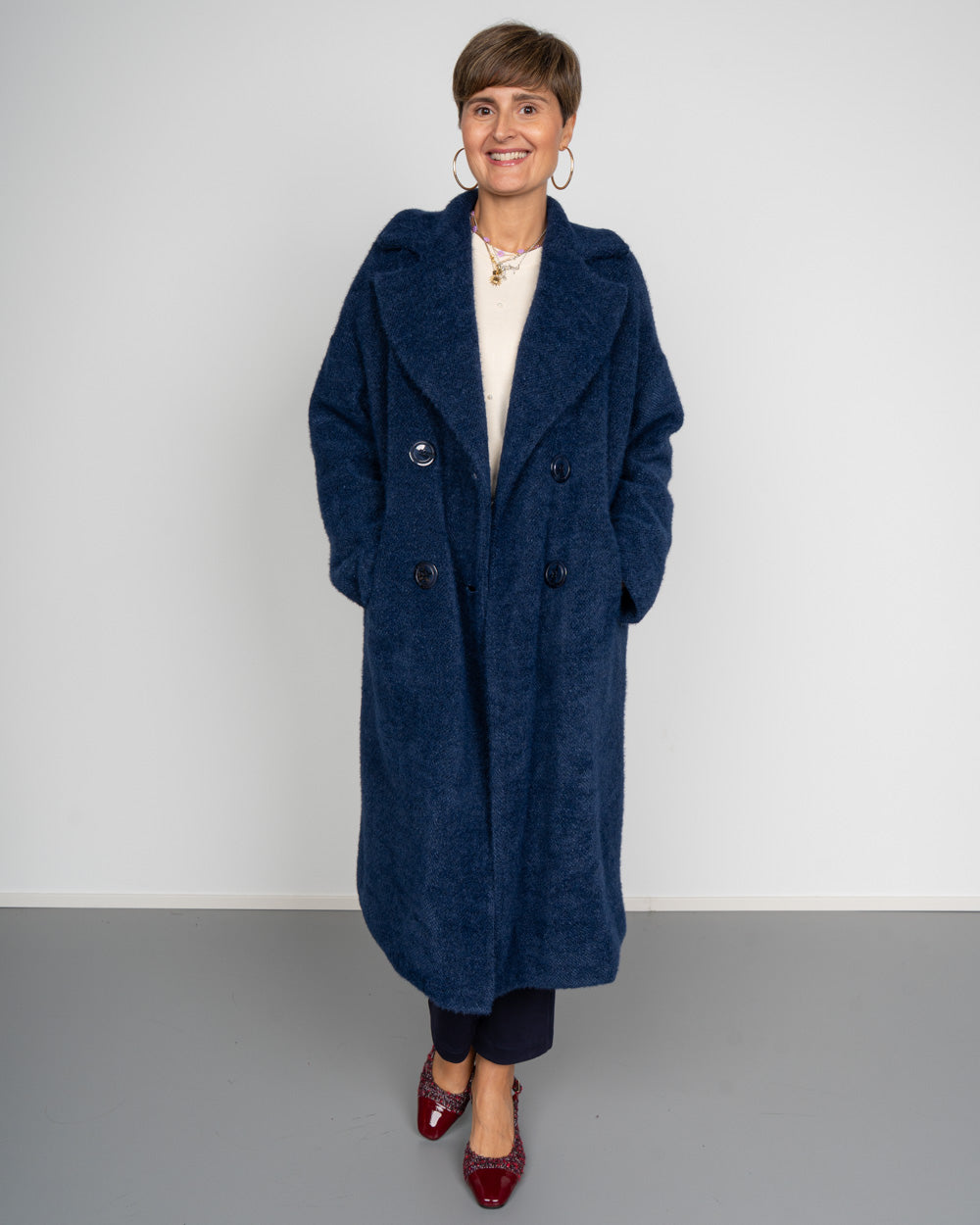 CAPPOTTO SVEVA BLU