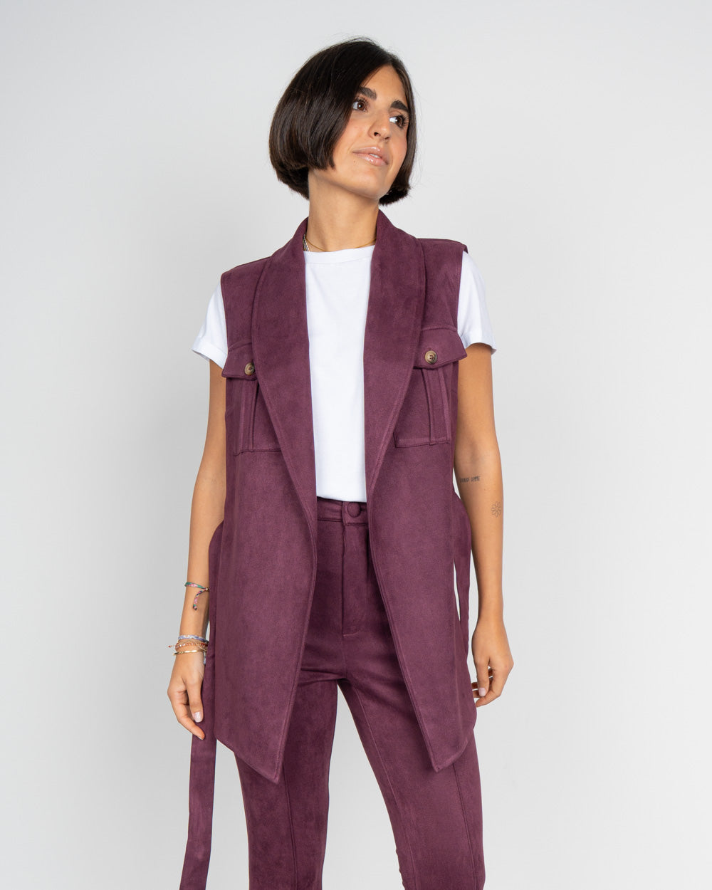GILET CORINNA MALVA