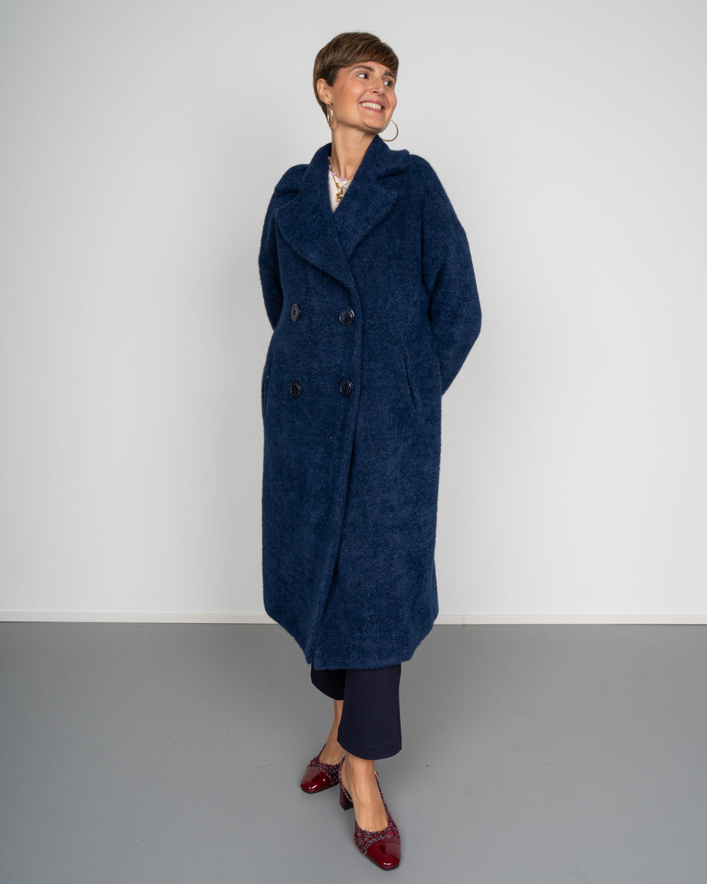 CAPPOTTO SVEVA BLU