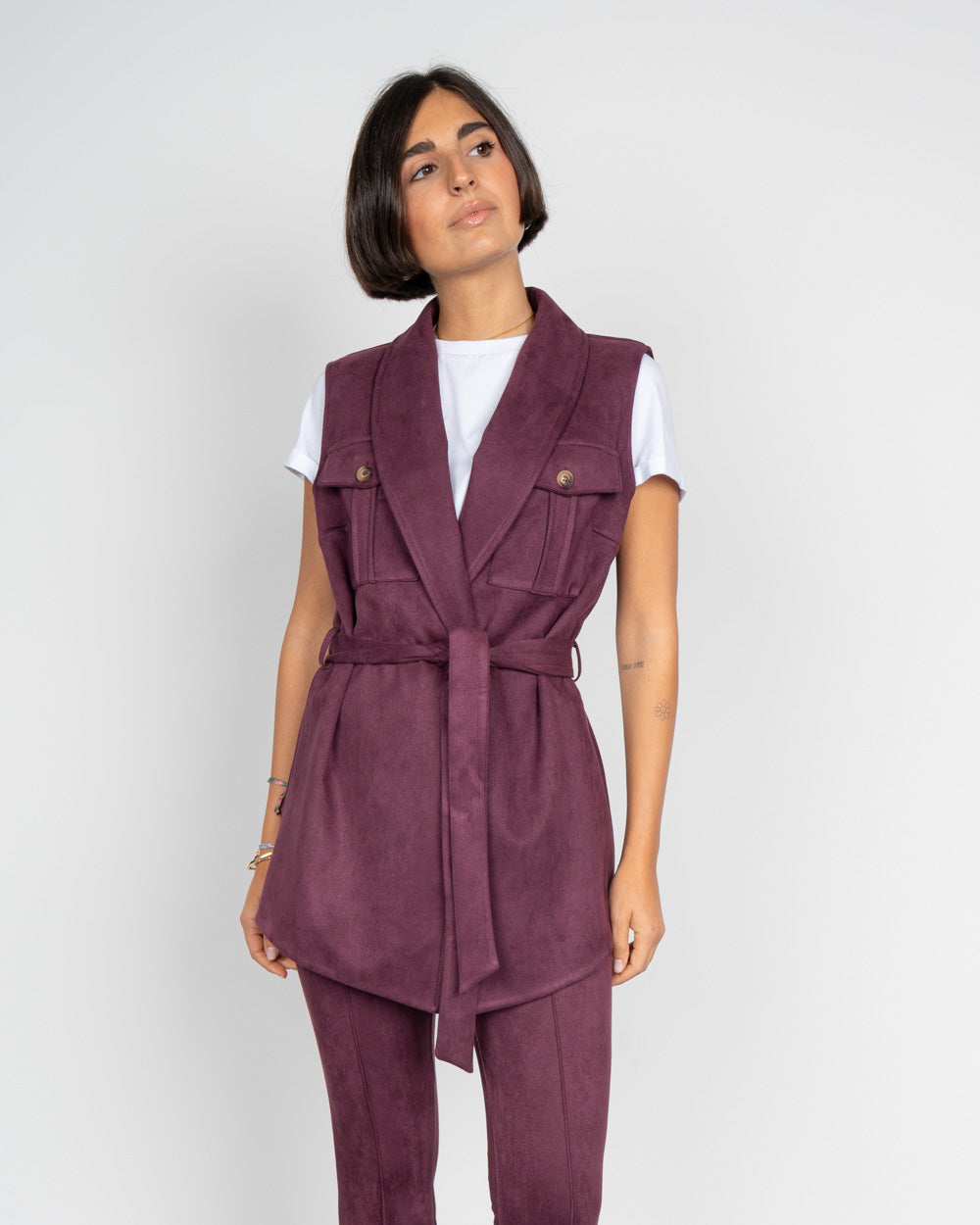 GILET CORINNA MALVA