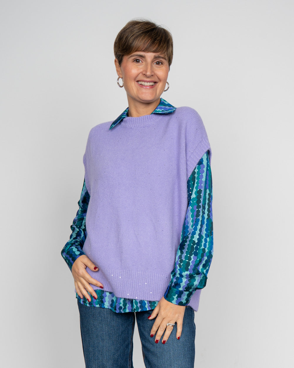 GILET DOROTEA LILLA