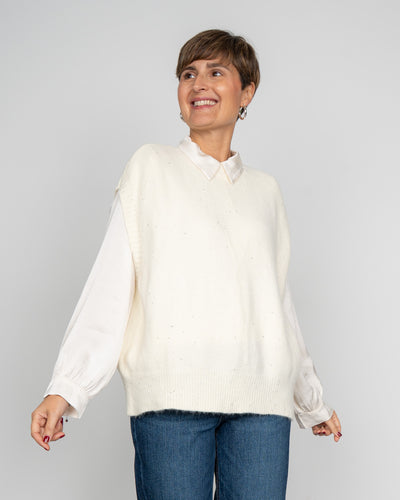 GILET DOROTEA PANNA