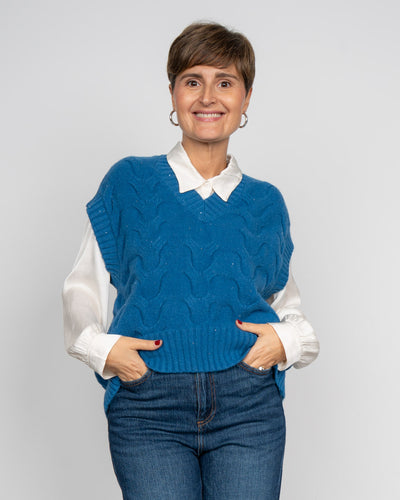 GILET FIAMMETTA CARTA DA ZUCCHERO