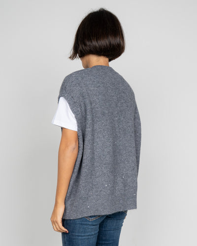 GILET DOROTEA GRIGIO
