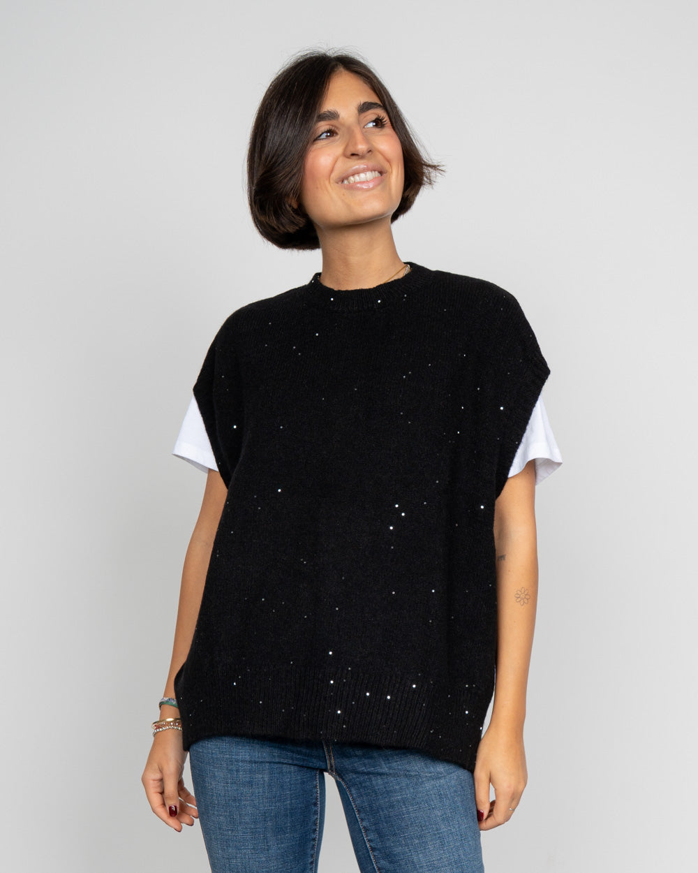 GILET DOROTEA NERO