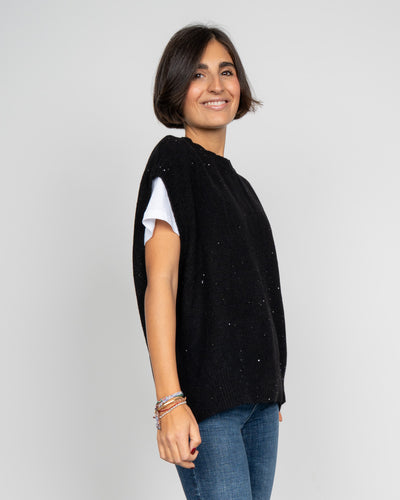 GILET DOROTEA NERO