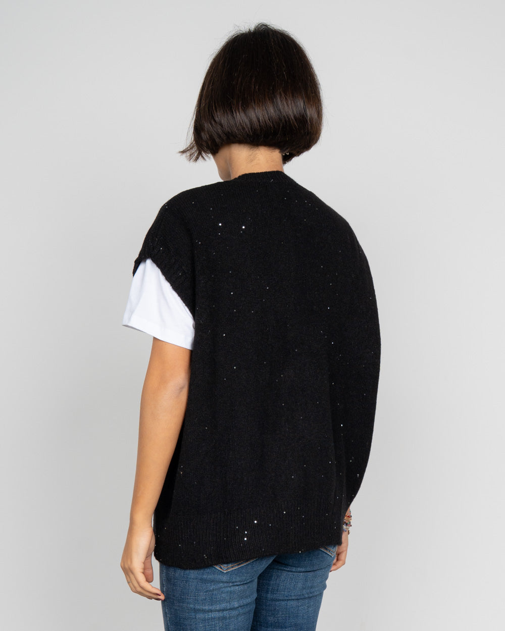 GILET DOROTEA NERO