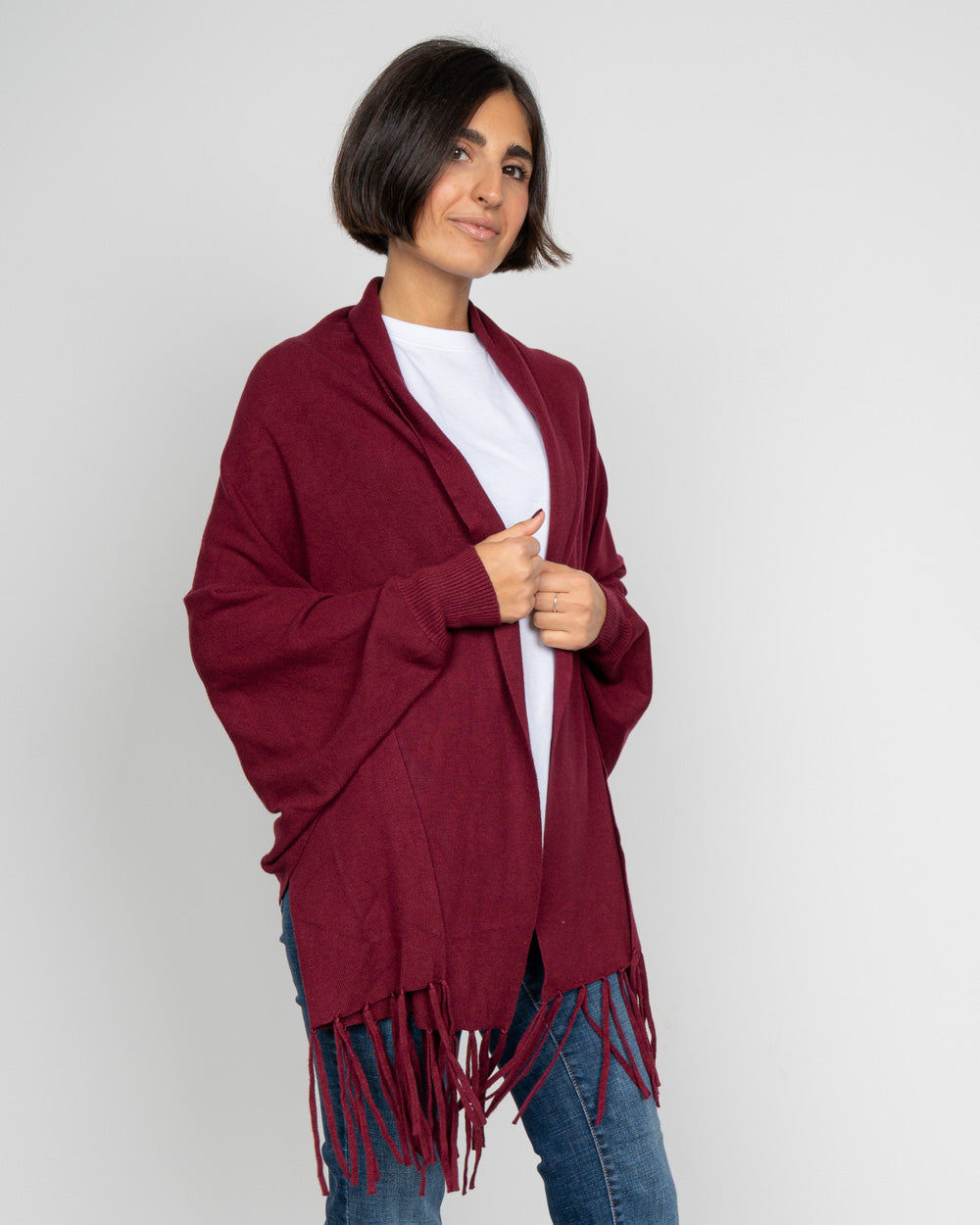 CARDIGAN DARIA BORDEAUX