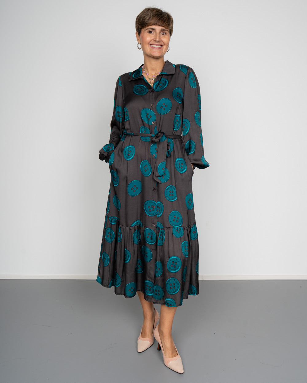VESTITO MILVA BOTTONI GRANDE