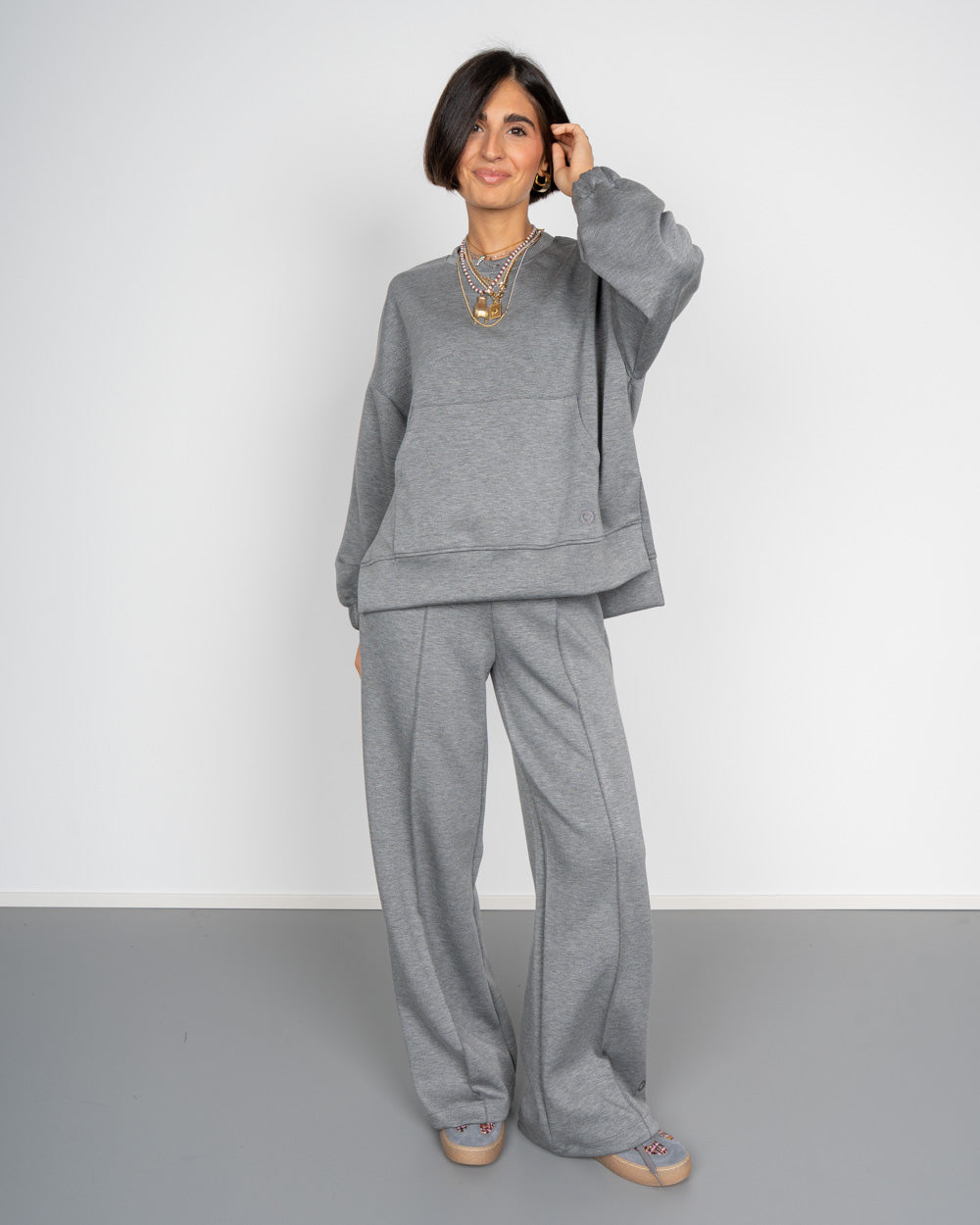 FELPA BRUXELLES GRIGIO
