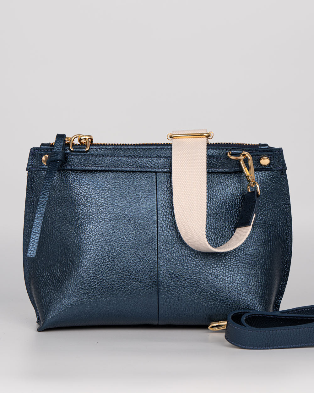 BORSA MINI SOFY SHINE BLU