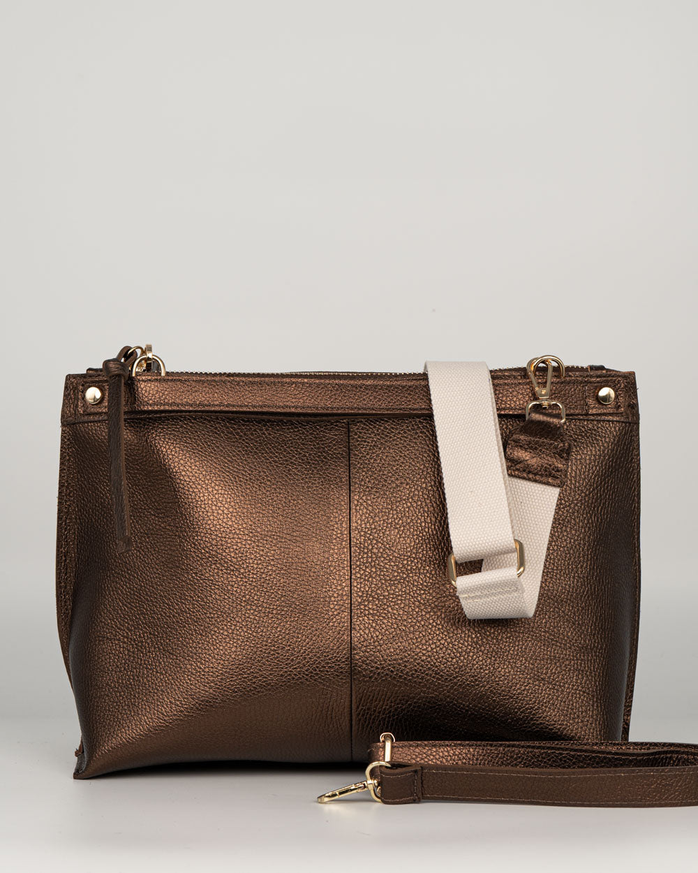 BORSA SOFY SHINE BRONZO SCURO