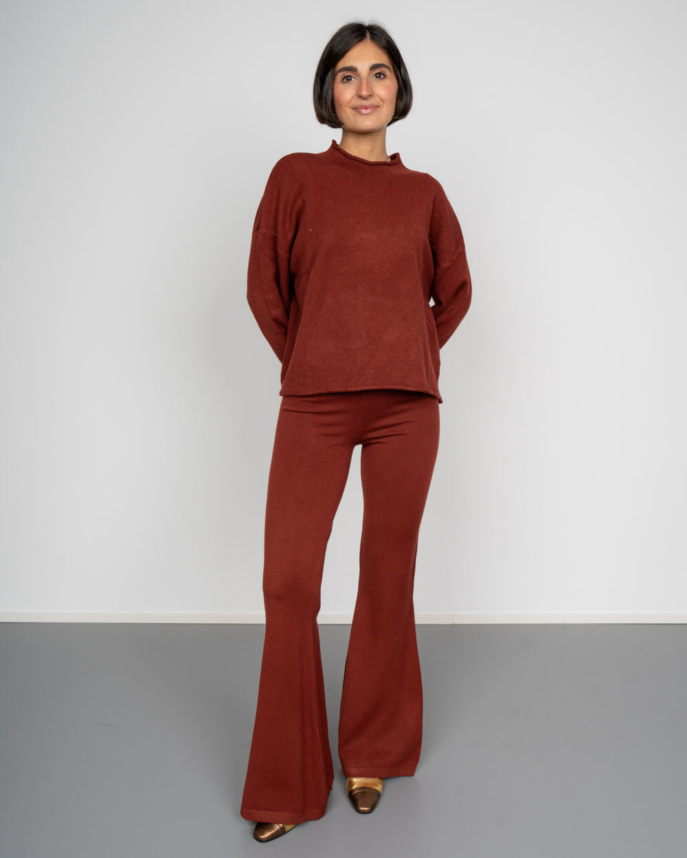 PANTALONE GIADA RUGGINE