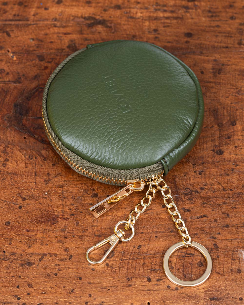 PORTAMONETE EVA PELLE VERDE