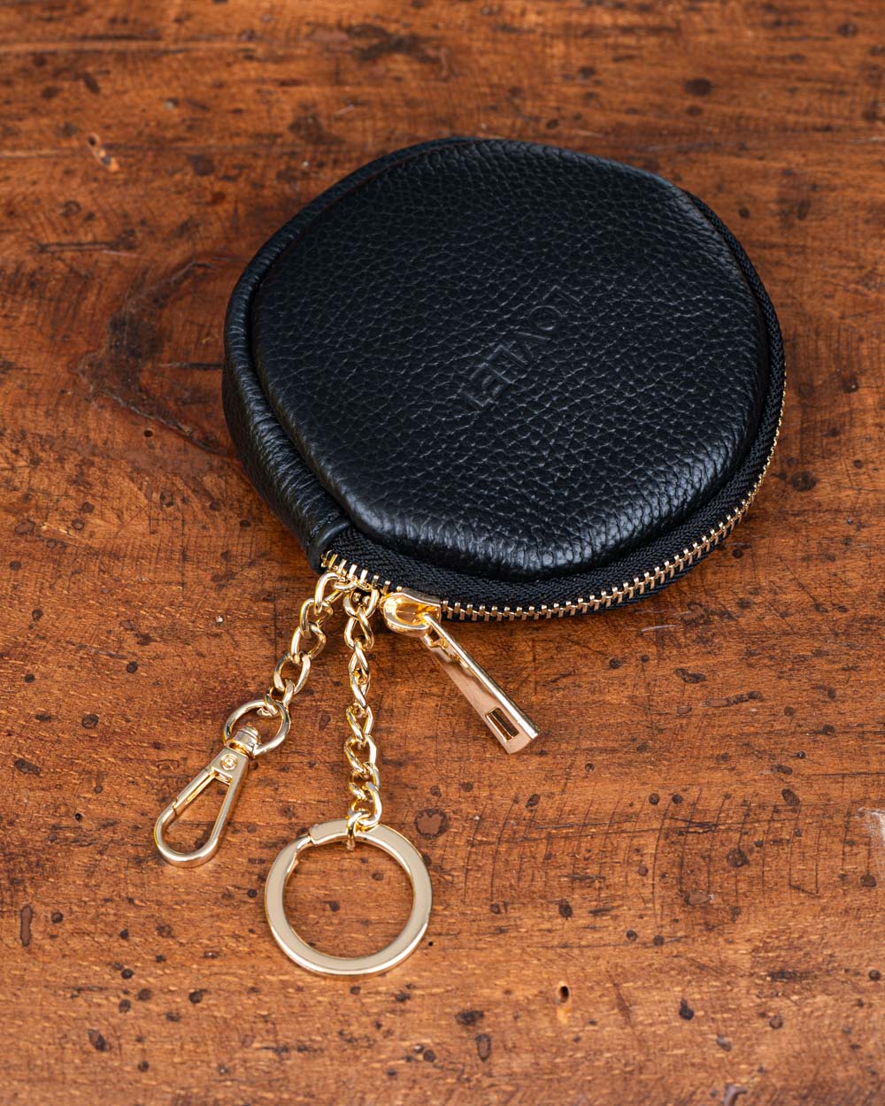 PORTAMONETE EVA PELLE NERO