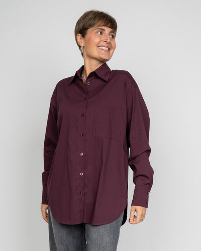 CAMICIA ARIANNA BORDEAUX