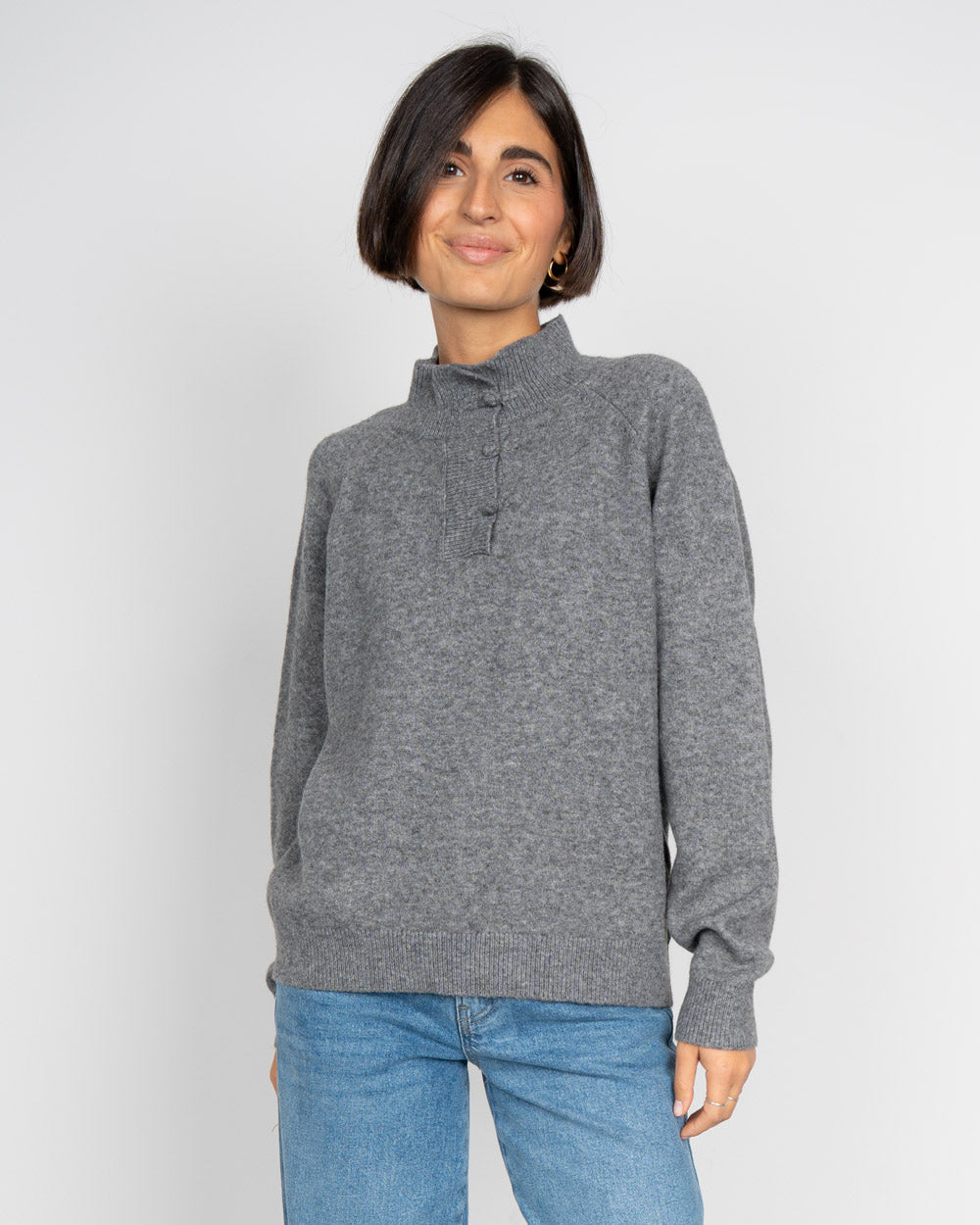 MAGLIONE DASILA GRIGIO SCURO