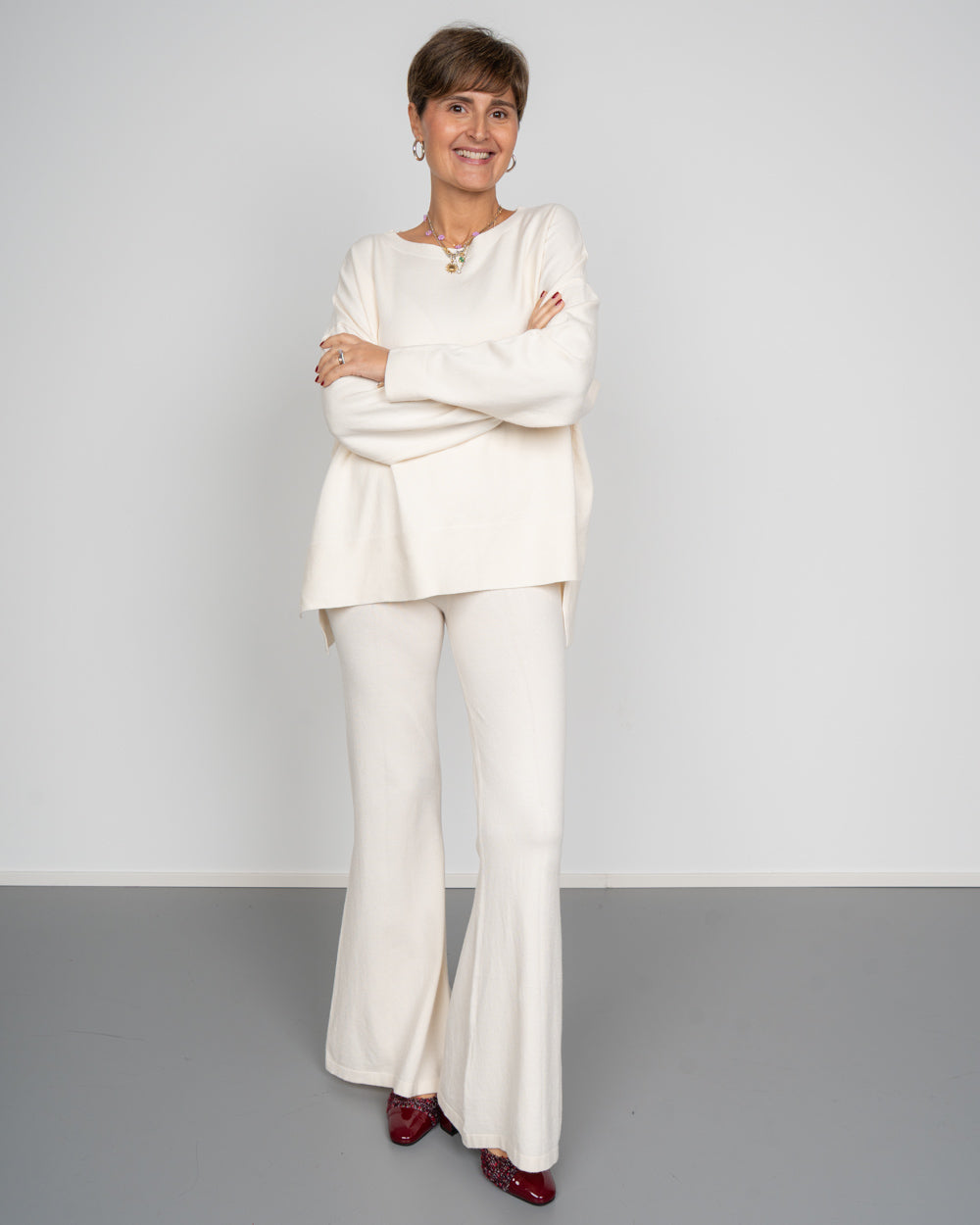PANTALONE GIADA PANNA