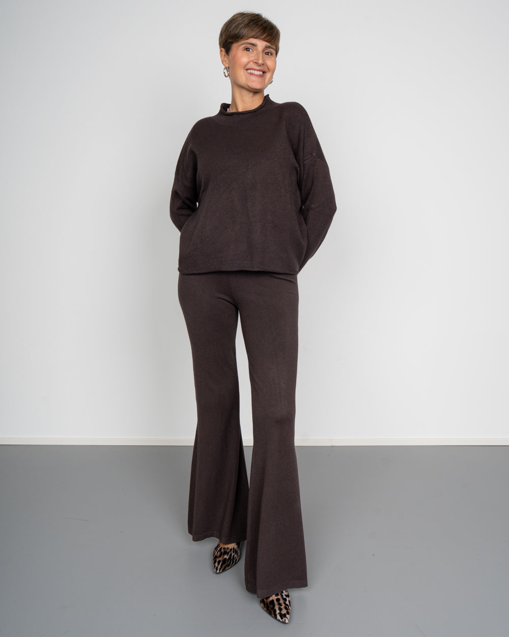 PANTALONE GIADA CIOCCOLATO