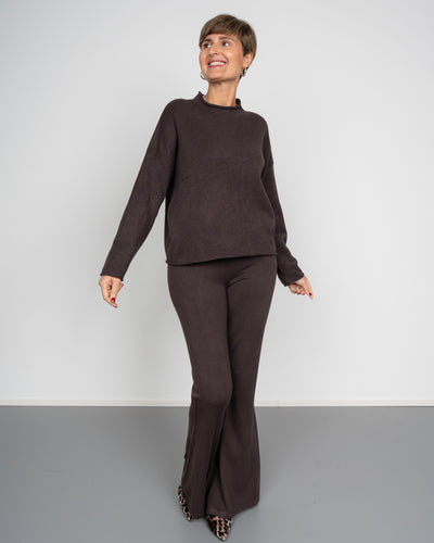 PANTALONE GIADA CIOCCOLATO