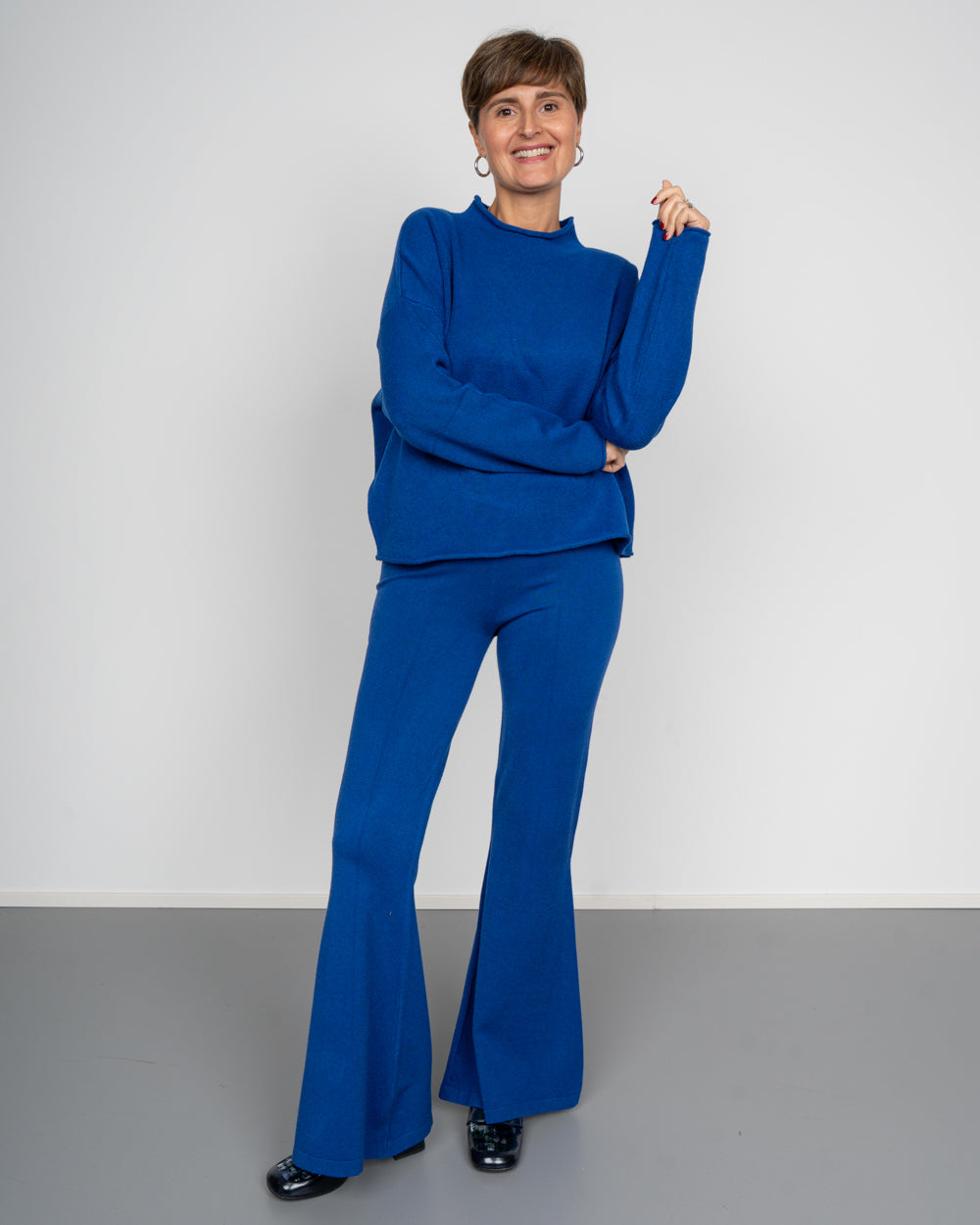PANTALONE GIADA BLU ROYAL