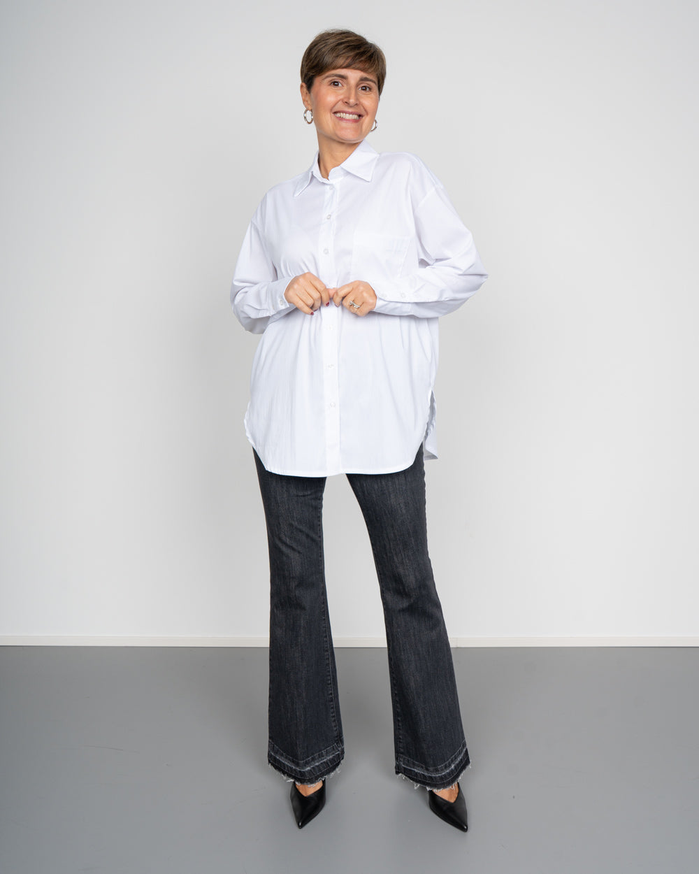 JEANS MARTE GREY GRIGIO