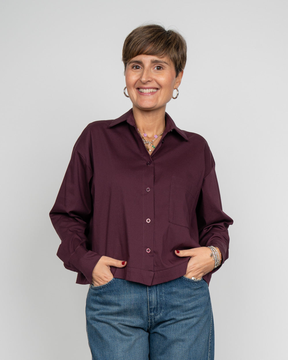 CAMICIA ALE BORDEAUX