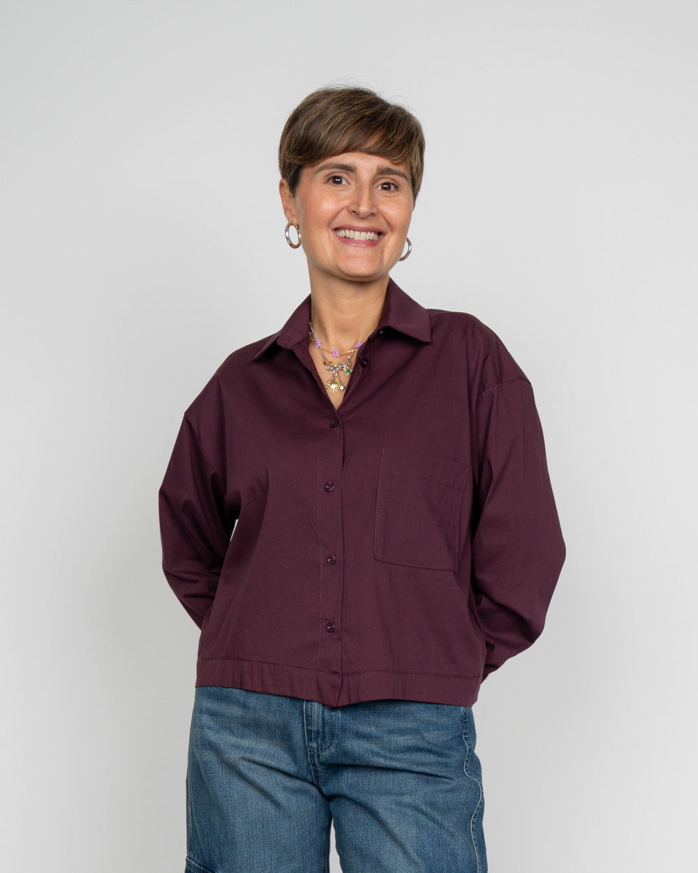 CAMICIA ALE BORDEAUX