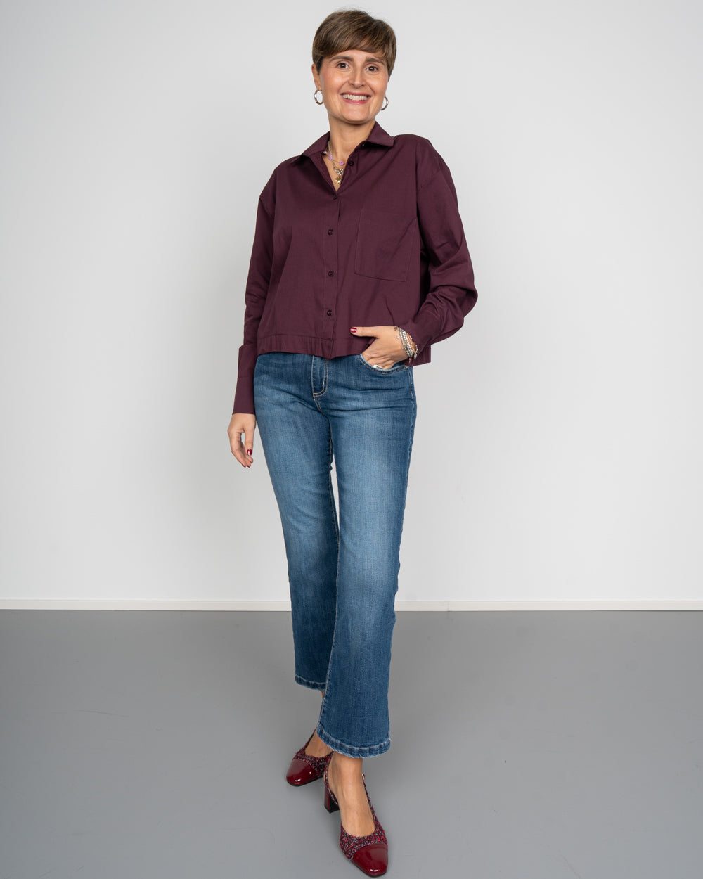 CAMICIA ALE BORDEAUX