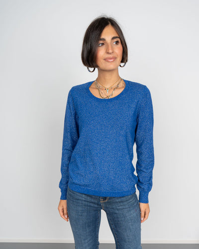 MAGLIONE EVELYN BLU ROYAL