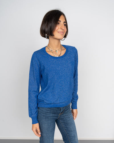 MAGLIONE EVELYN BLU ROYAL