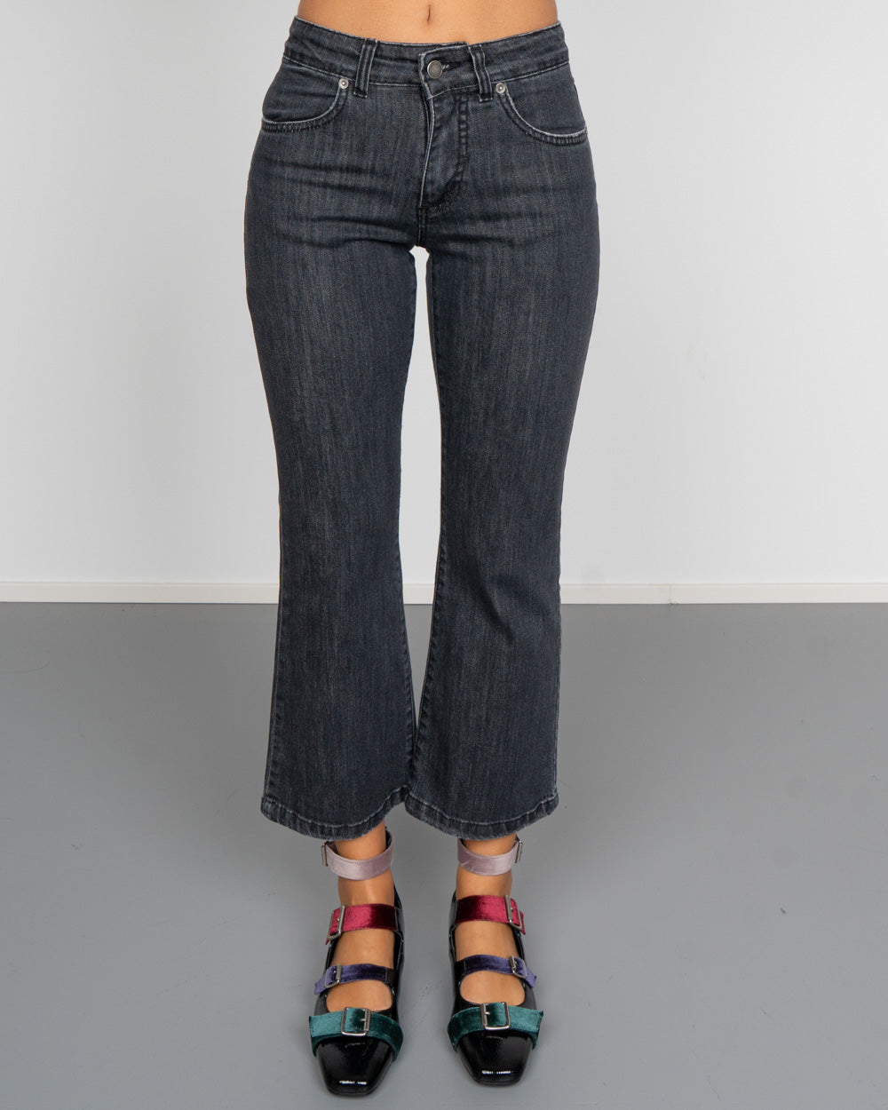 JEANS PLUTONE GREY GRIGIO