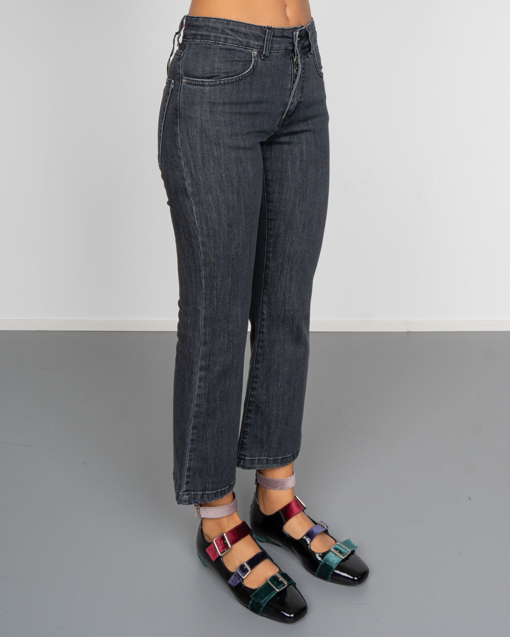JEANS PLUTONE GREY GRIGIO