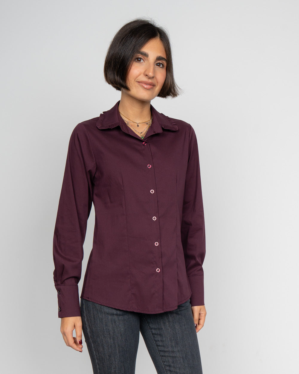 CAMICIA HARRY BORDEAUX