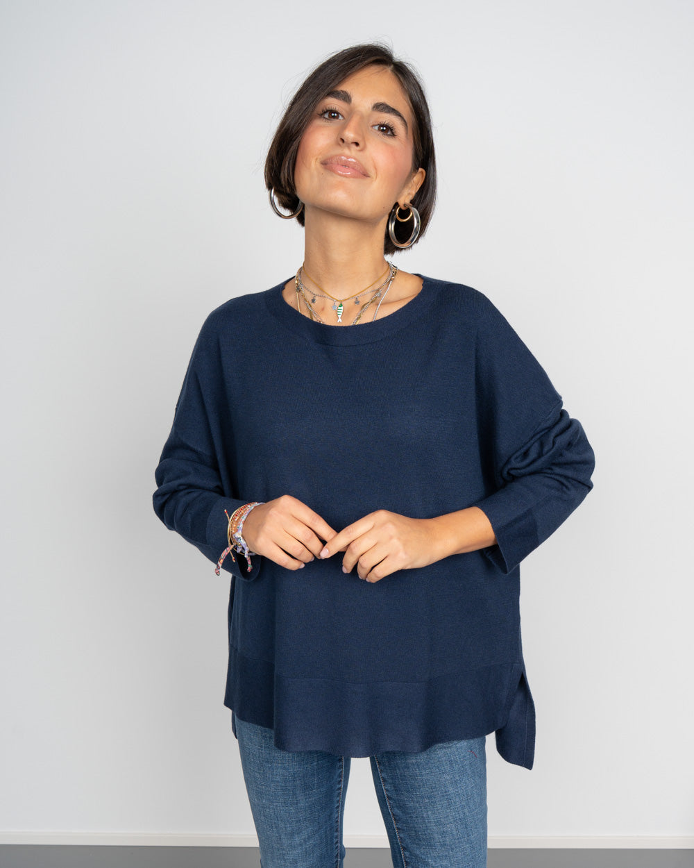 MAGLIONE GISELLA BLU