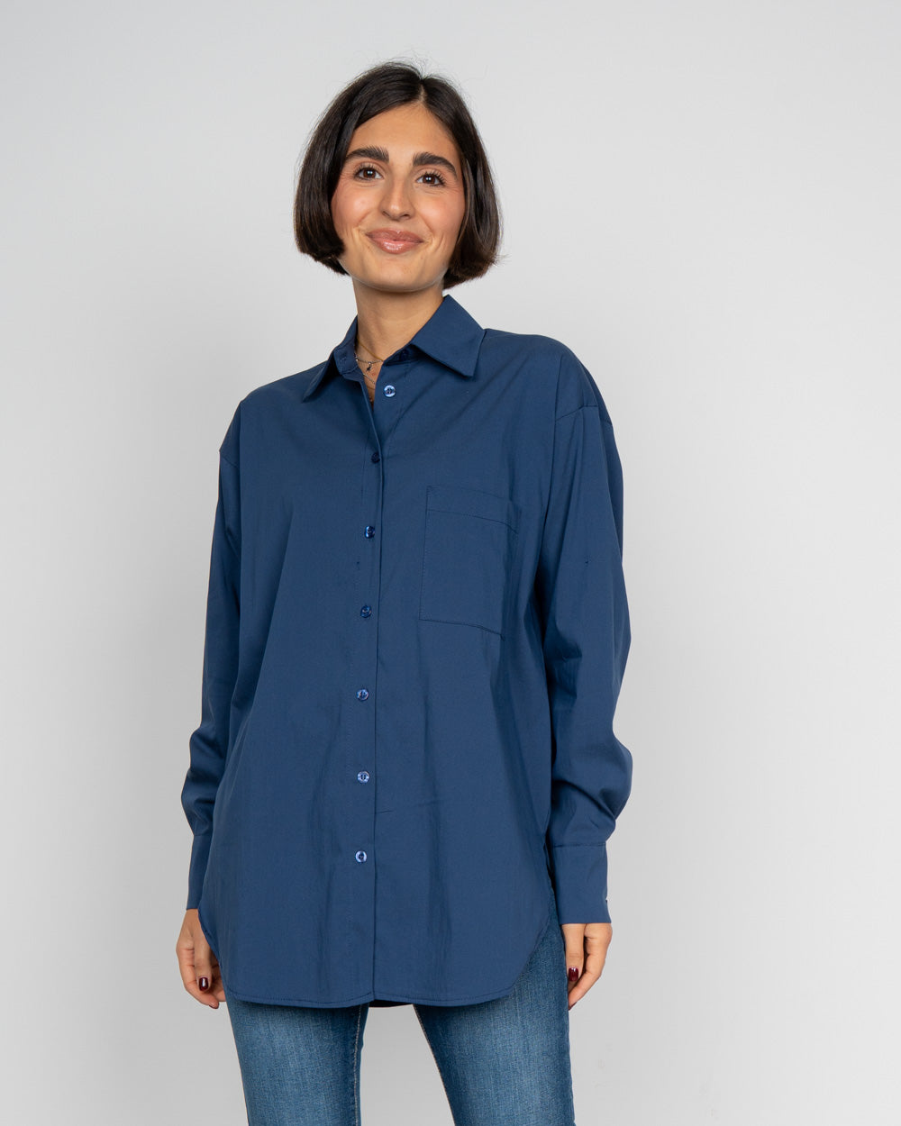 CAMICIA ARIANNA BLU