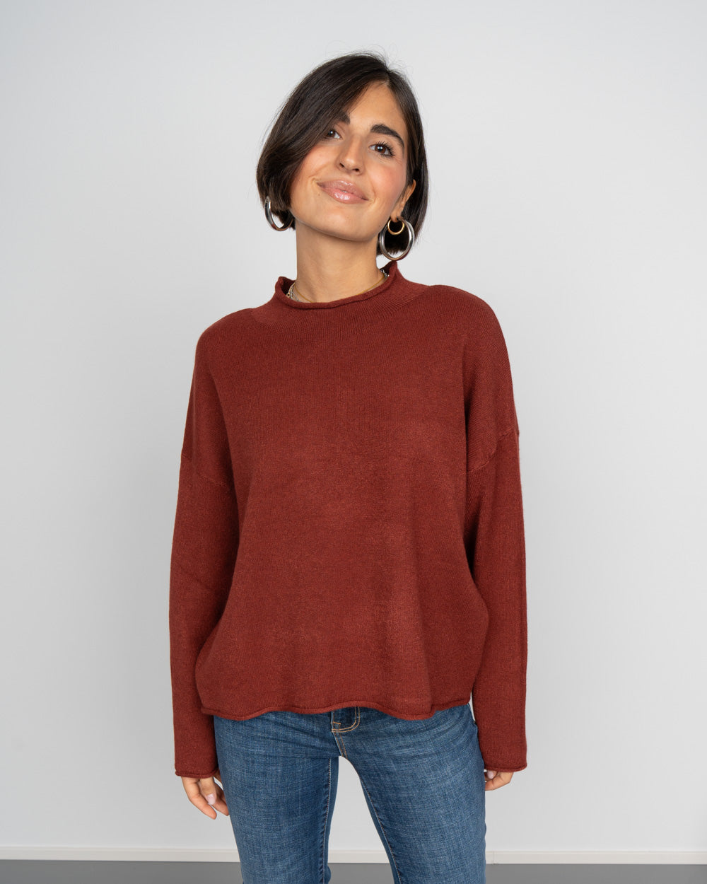 MAGLIONE GEMMA RUGGINE