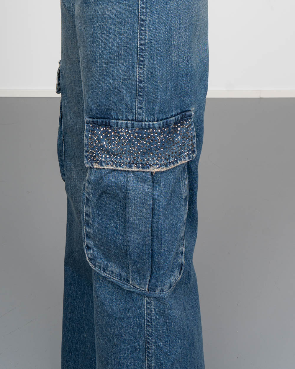JEANS ZETA STRASS UNIVERSE DENIM MEDIO