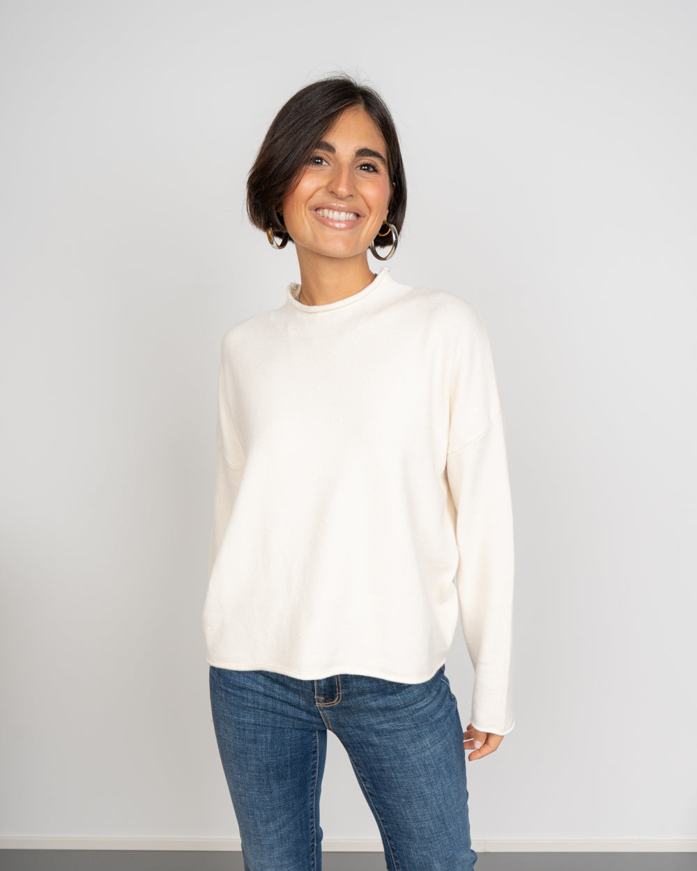 MAGLIONE GEMMA PANNA