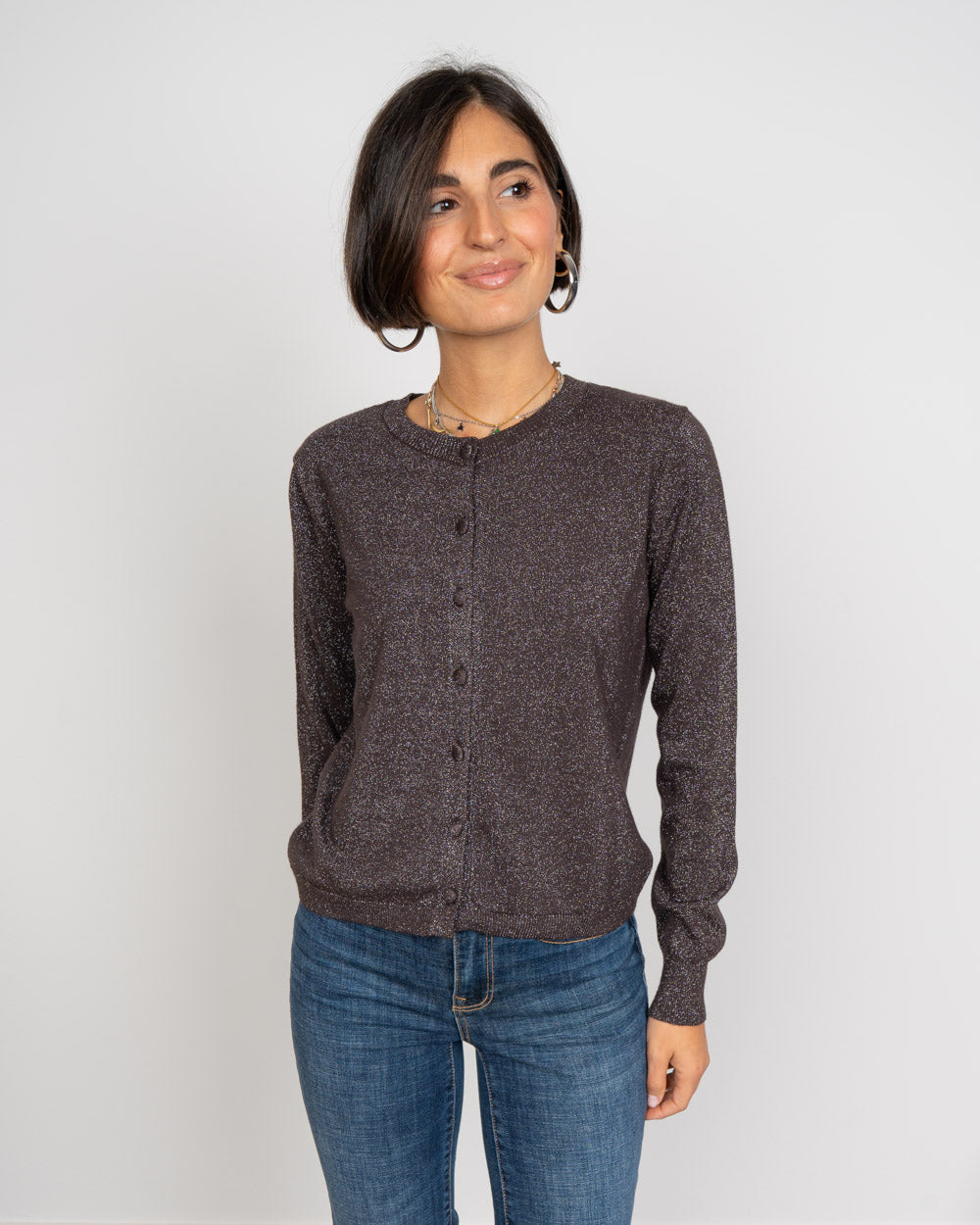 CARDIGAN ESTER CIOCCOLATO