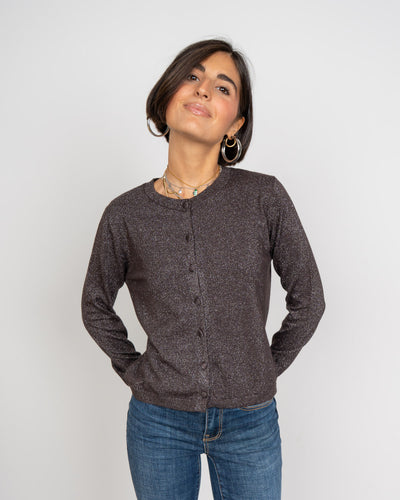 CARDIGAN ESTER CIOCCOLATO