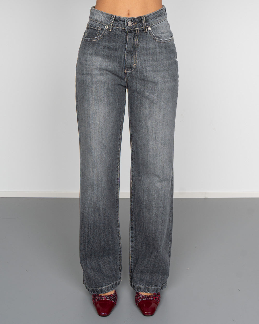 JEANS MAGDA GREY GRIGIO